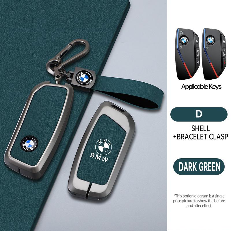 Car Key Case Cover Shell Fob Holder For BMW x1 u11 7 Series 735i 740Li X7 I7 G07 G09 LCI XM IX I20 2024 U06 G81 M3 Accessories PP61