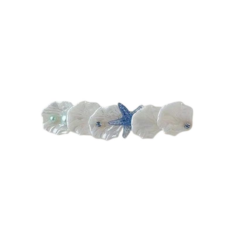 Barrette Cheveux Étoile de Mer Coquillage - Élégante et Polyvalente pour Toute Occasion