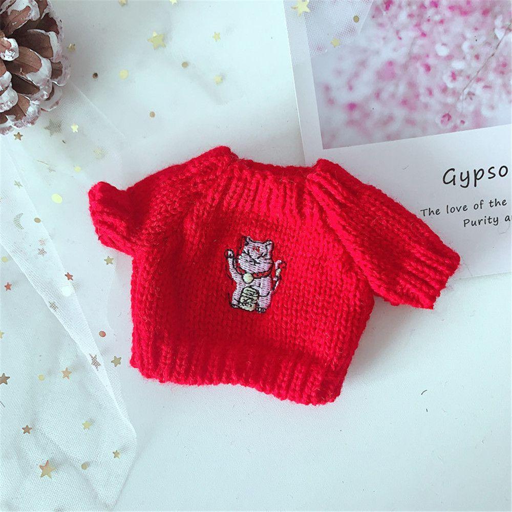 Doll Clothes for 20cm Dolls Plush Doll's Clothing Sweater Stuffed Toy Dolls Outfit for Idol Dolls Accessories