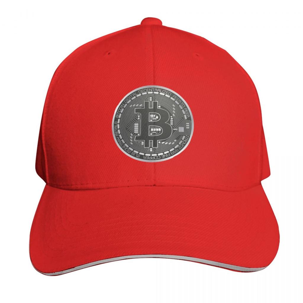 Bitcoin Kryptowährung Münzen Kunst Kappe Mode Lässig Baseballkappen Verstellbarer Hut Hip Hop Sommer Unisex Baseballkappen