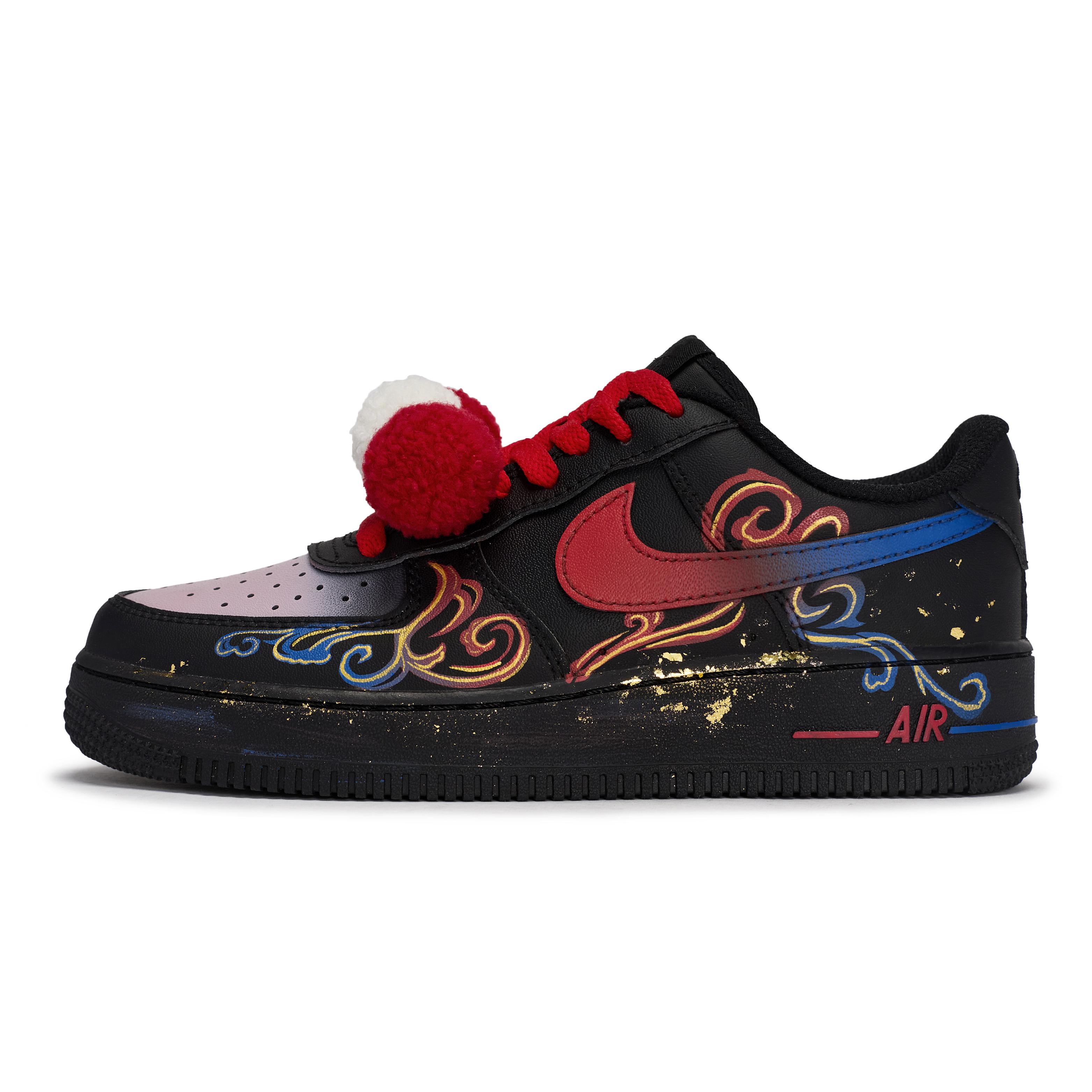 

Nike Air Force 1 07 811 Manufacturing, Damdan Low top Skateboard Shoes Men s Black Red Pink Blue CW2288-001(Team80-) 40