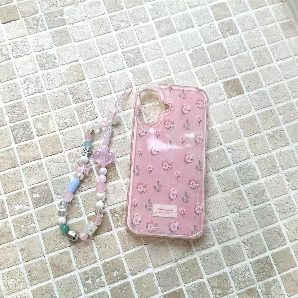 

Korean Ins Fashionable Pink Flower Butterfly Stand Phone Case for iPhone 15 14 13 Pro Max Plus Back Cover for 16 Pro Max For iPhone 16 Pro Max