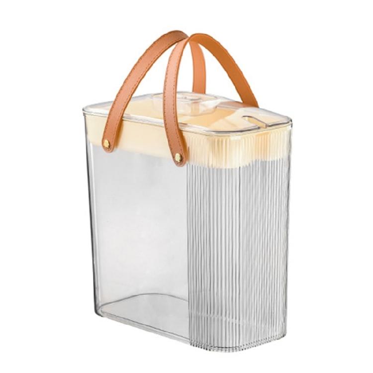 Tea Residue Filter Bucket Tea Room Drain Bucket Dry & Wet Separation Trash Can прозрачный белый