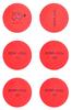 Edwin Golf Matte Golf 1 Dozen Balls, (12 Balls), Red, EDBA-3776