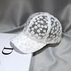 Hatt dame sommer tynn mesh pustende baseballcaps solskjerm solhatt liten frisk krysantemumhatt tide