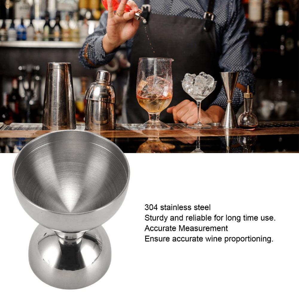 304 Stainless Steel Cocktail Jigger Accurate Measurement Ounce Measuring Cup  Bartenders