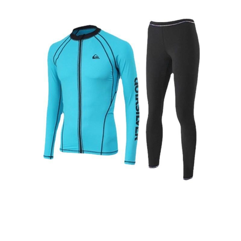 Mens Long Sleeve Separated Wetsuit Surfing Diving Snorkeling UV Protection Water Sports Winter