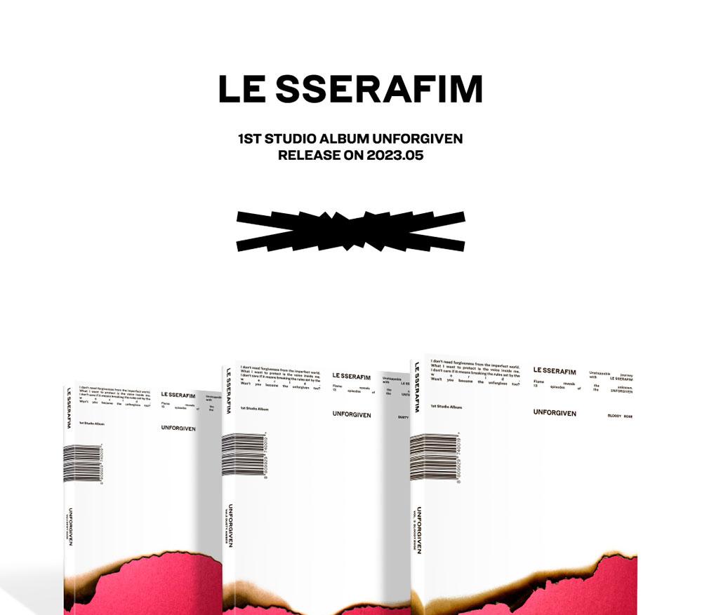 LE SSERAFIM [UNFORGIVEN] 1st Studio Album
