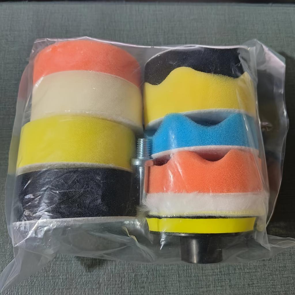 Complete Car Polishing Sponge Wheel Kit For Electric Drills With Angle Grinder Compatibility