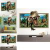 Sticker 60x90cm Wall Dinosaur Jurassic Decal Kids Nursery Baby Decoration Room