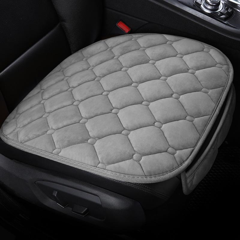 Three-Piece Non-Slip Backless Wool Car Seat Cushion Set