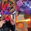 1 Paar Leuchtstäbchen Leuchtende Essstäbchen Vielseitige LED-Essstäbchen Für Club Party Hochzeit Geburtstag Raves Konzert Wiederverwendbar