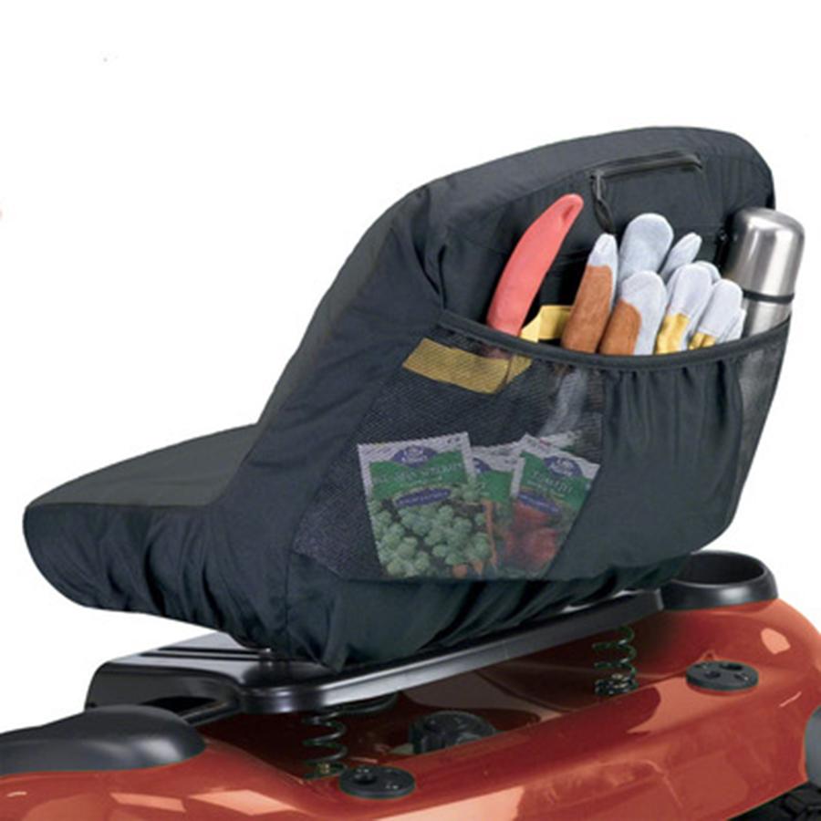 35×40×50cm Black& Grey Lawn Mower Tractor Seat Cover Padded Protector Waterproof