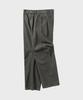 Non Blank Garment-Dyed Curved Denim Pants_Khaki