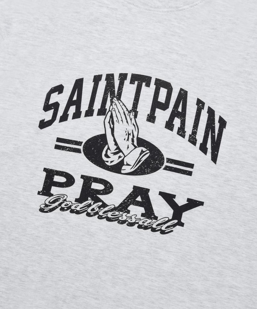 SAINTPAIN Sp Pray Hands Long Sleeve - Ash Melange