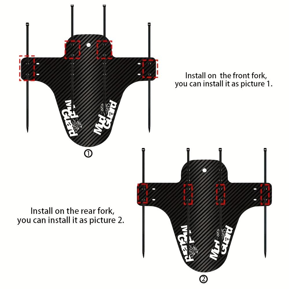 1pc Mountain Bike Colorful Fenders Front Rear Mudguard Saver Mud Guard Wings Cycling Accessories Road Bicycle Protective Parts
