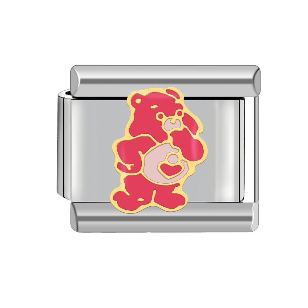 Italian Charm Stainless Steel Y2K Bracelet 9mm Diy Animal Series