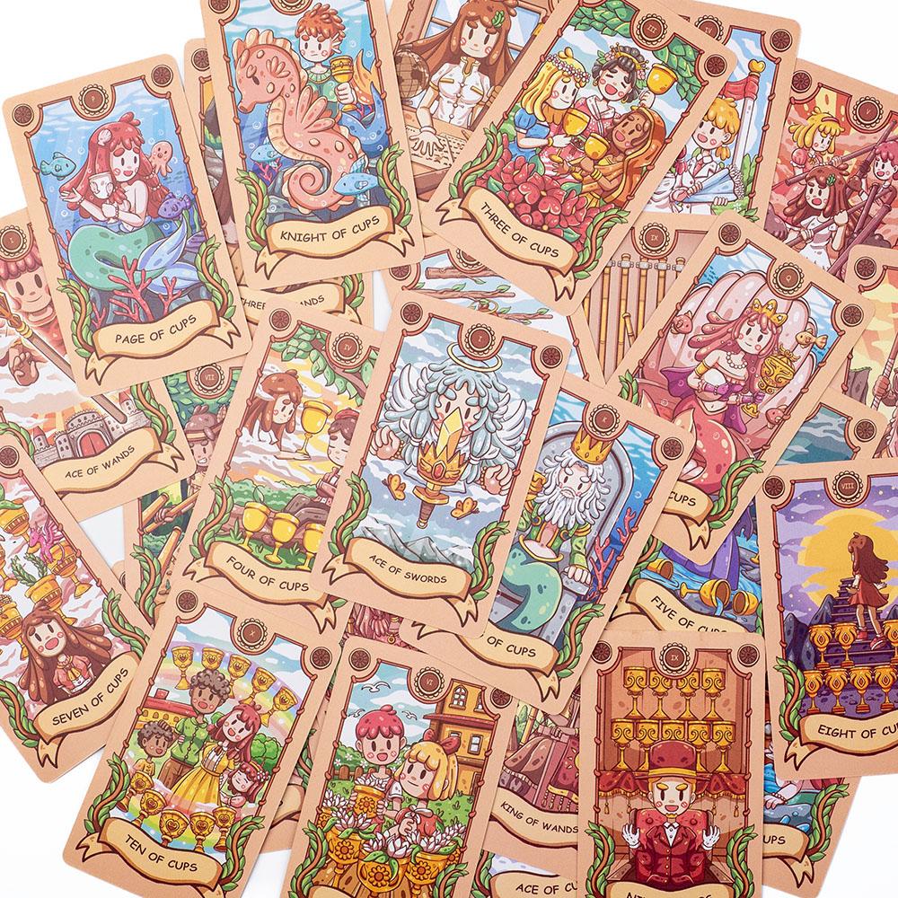 Baraja de Tarot Viaje Alegre 78 Cartas Fiesta Familiar Ocio Juego de Mesa