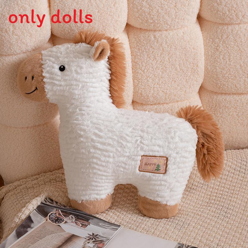 

Плюшевая Лошадка Коллекционное Издание Для Детей Мягкая Подушка-Животное Подарок белый