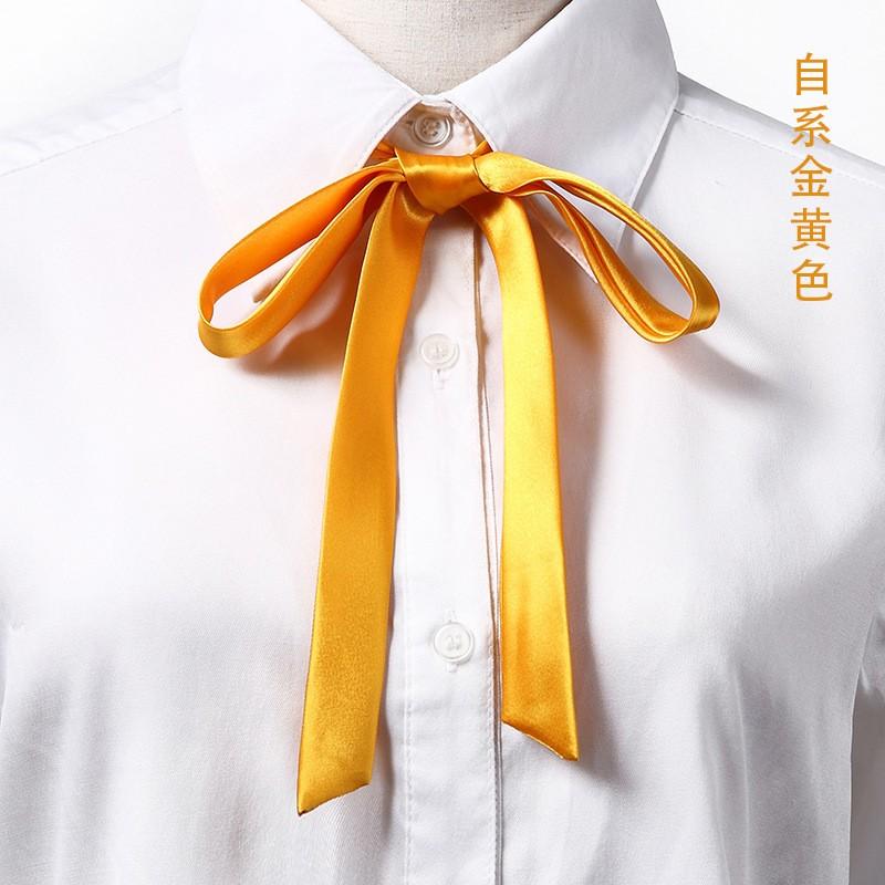 Hand-tied JK Bow Tie, Narrow And Versatile Bow Ribbon