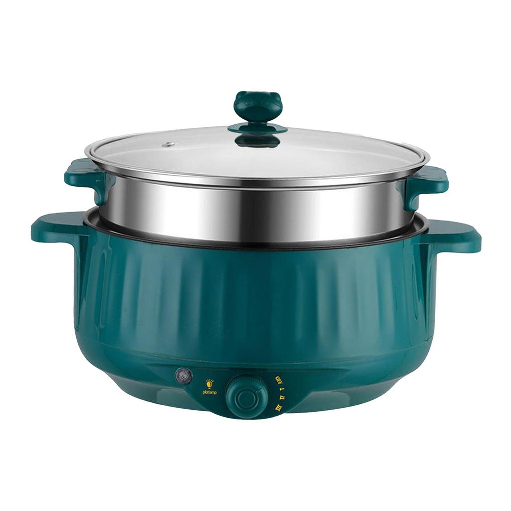 Electric Pots Nonstick Multifunctional 3 Gear Household 1.7L Kitchen Cooking Appliances for Fry Dumpling Porridge Steak Noodles