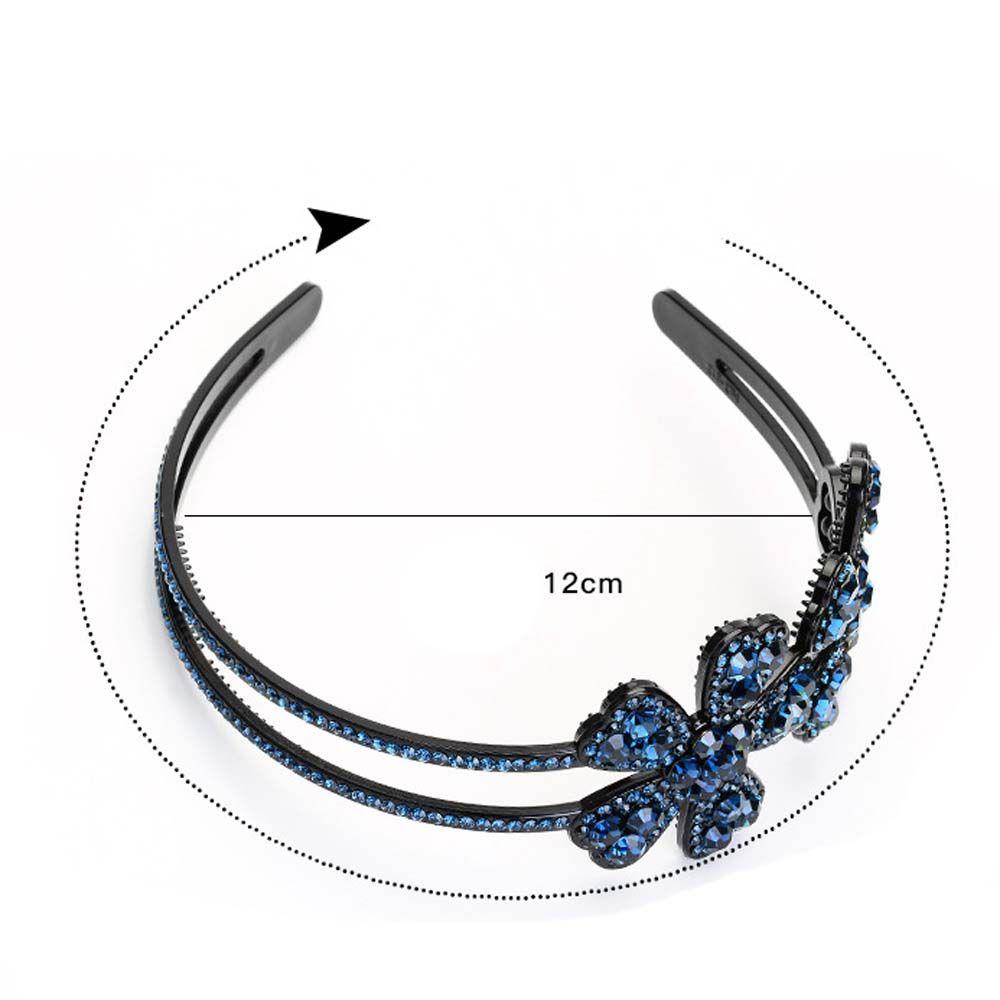 Girl Headband Domand Hair Hoop Korean Hairbands Women Hair Hoop Rhinestone Headband Flower Headband