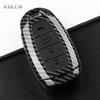 Abs Carbon Fiber Style Car Key Case Cover Hyundai Elantra Grandeur Accent Solaris Sonata Palisade Kona Creta I20 I30 Ix35 Ix25