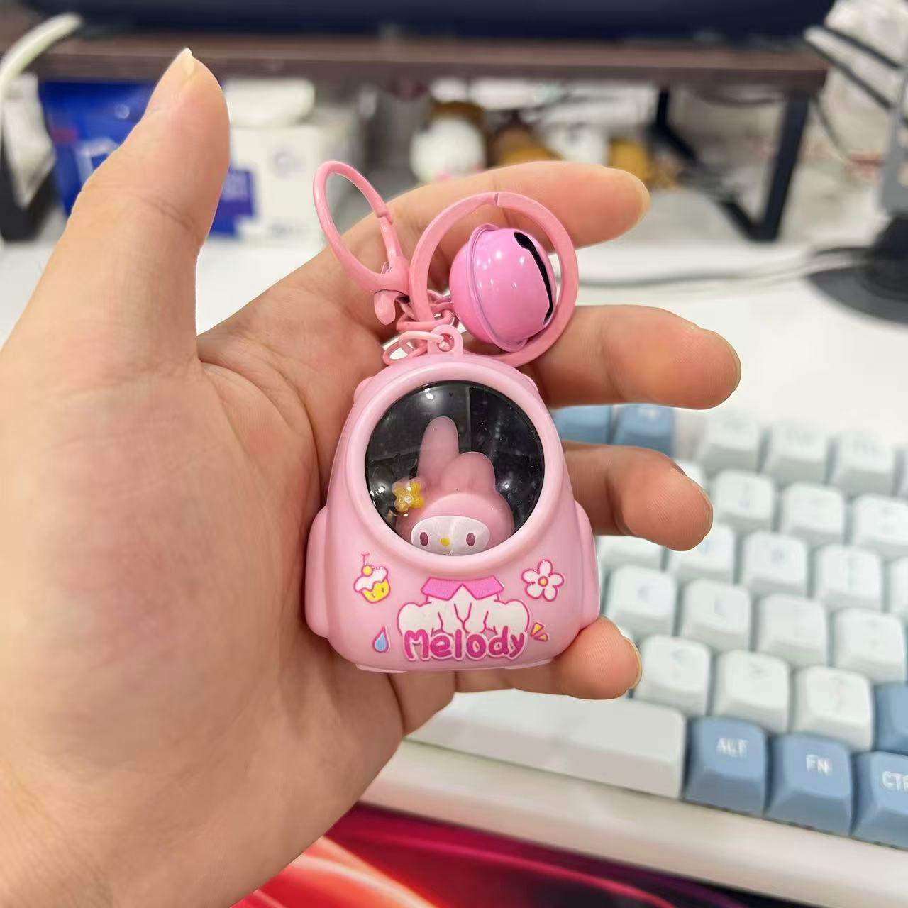 

Luminous Night Light Backpack with Cute Keychain Pendant