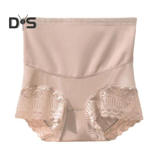 

Women Panties High Waist Tummy Control Soft Stretchy Lace Anti septic Slimming Breathable Pospartum Plus Size Yoga Underpants Briefs M шампанського