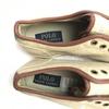 POLO RALPH LAUREN Slip-On Sneakers Beige Size 23.5cm Unisex Decorative Eyelets(USED)
