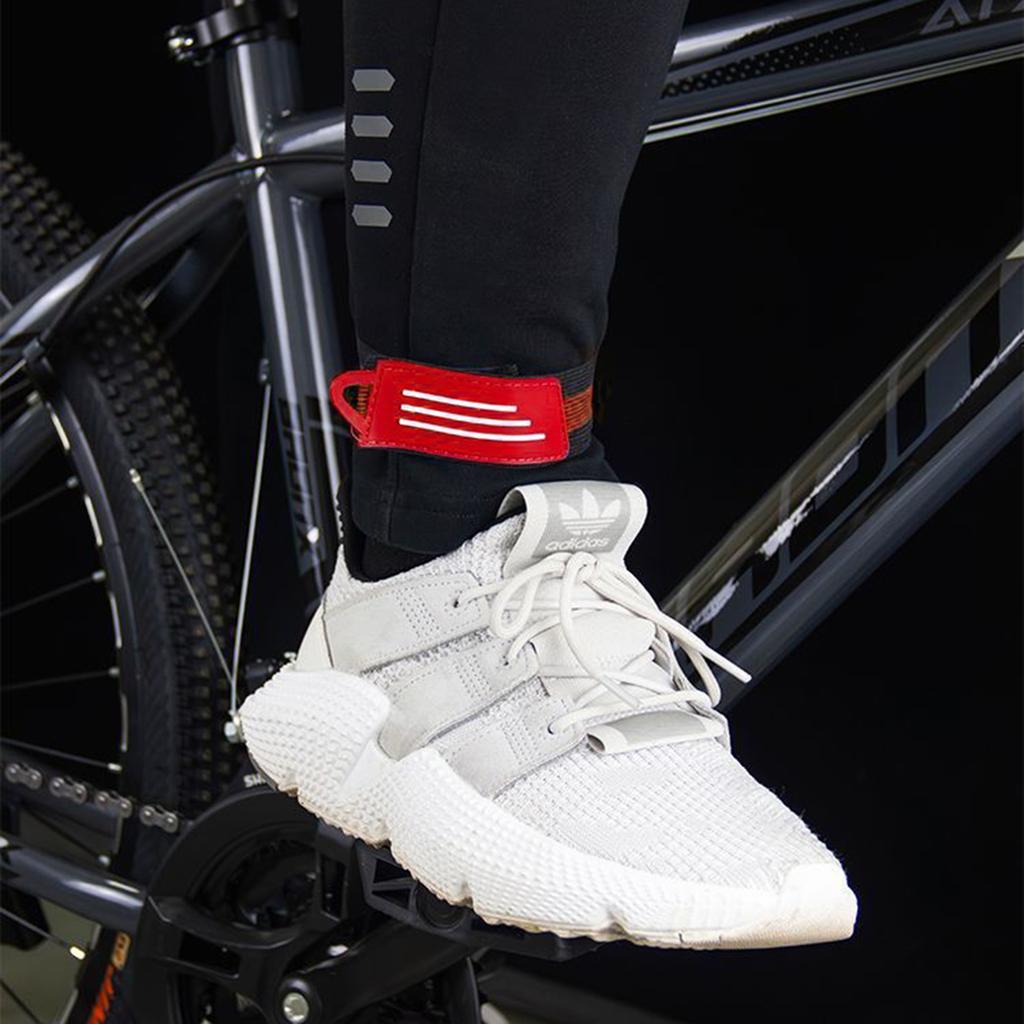 Cycling Leg Band Anti Slip Bike Band for Pants 30cm Durable Rubber Bike Leg Fastener for Running Walking Secure Breathable