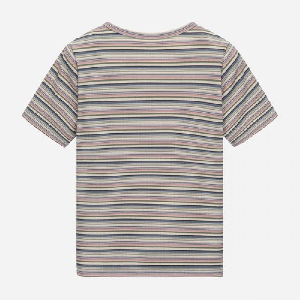 Thursday Island Men STripe Ribbed T shirT T264mTs244w
