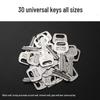 Universal Fire Door & Utility Room Key for Lock Cylinder & Electric Meter Access