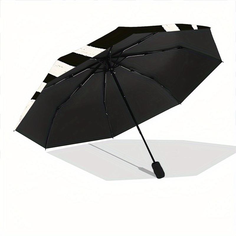 1pc Abstract Eye Auto Open/Close Umbrella with One Touch Button,, Windproof Design   Lightweight Portable Umbrella for Women & Men6034