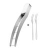 304 Stainless Steel Watermelon Cube Cutter Portable Watermelon Slicer Safe Watermelon Fruit Knives Kitchen Fruit Cutting Fork