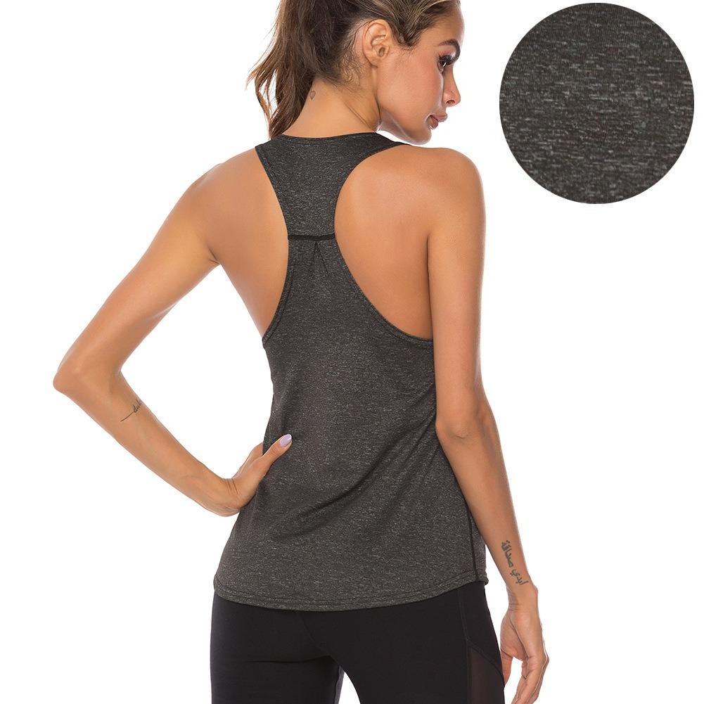 Female Yoga Shirts Sports Vest Fitness Tops Sleeveless Shirt Quick Dry Tights Running Singlet Gym Clothing