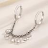 Elegant Adjustable Wedding Rings Dating Rings Geometric Fringe Opening Finger Jewelry Suitable for Woman and Man Present