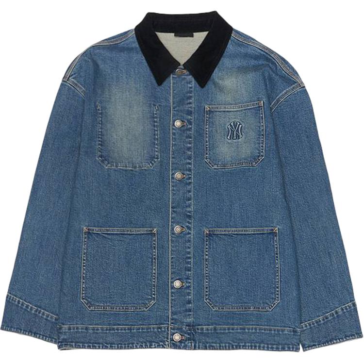 MLB New York Yankees SS25 Denim Jacket Unisex 3ADKV0254-50INS XL
