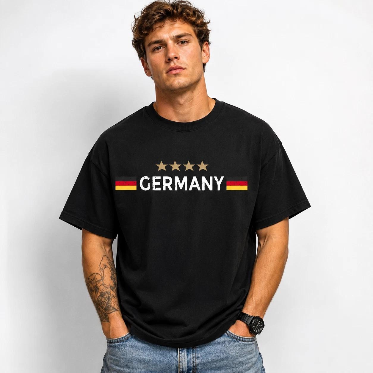 Germany Flag T-Shirt Men s Patriotic Graphic Tee German Pride Shirt XXXXL