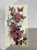 Waterproof Fake Tattoos Butterfly Tattoo Sticker 1 Sheets Cover Scars sticker Red Rose temporary tattoo  Accessories