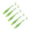 10PCS 5cm Soft Plastic Artificial Fish Lures Grub Worm Baits Fish Tackle Accessory F