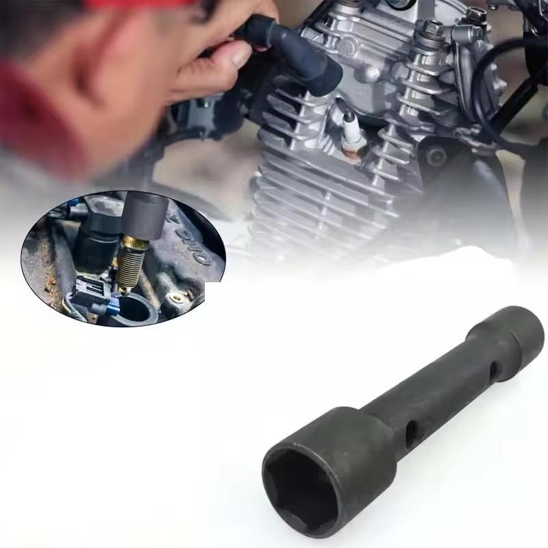 16-18Mm Steel Ignition Spark Plug Socket Wrench Double Headed Socket Three Jaw Wrench Car Maintenance And Disassembly Tool