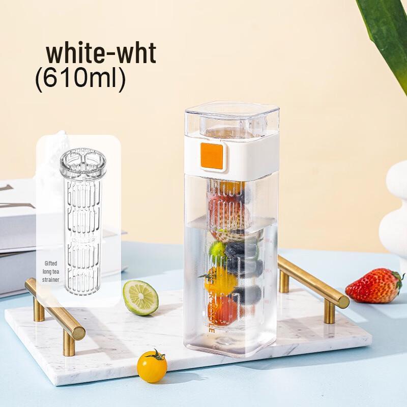 Портативная бутылка для воды Diller Square с инфузером для фруктов