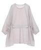 Casual Side Ribbon Docking Tunic for Light Gray [Green Parks] Women,