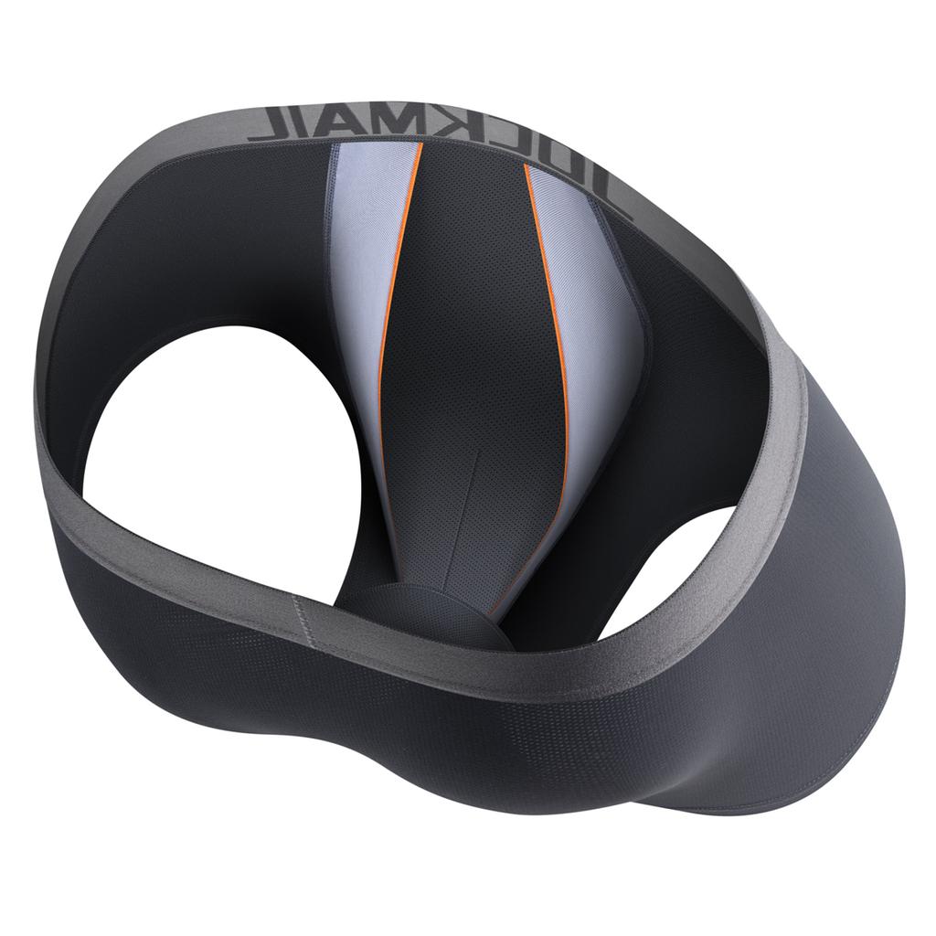 Boxer JOCKMAIL atmungsaktive Mesh-Unterhose mit langen, flachen Ecken, niedrige Taille, Sport-Hodensack für bequeme Boxershorts, tägliche Freizeit, bequeme Badehose