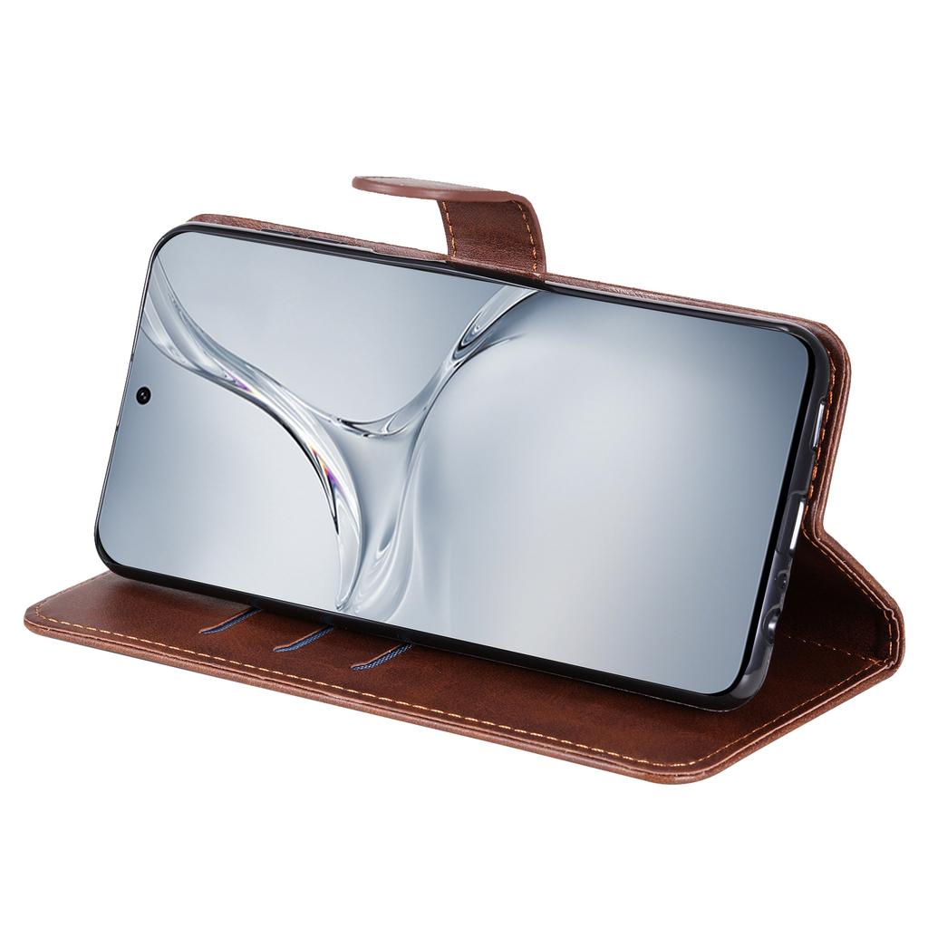 For OnePlus Nord CE4 Lite 5G/Oppo K12x 5G (China) (China) Case Zipper Pocket PU Leather Phone Cover