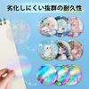 Can Badge Highly Perfect for Favorite Plastic Anime Gifts Rainbow Colors 50 100-Pack Laser-Sealed Covers, Transparent, Ita-Bags, Characters, Pinbacks,