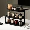 Wood Multi-Layer Coffee Mug Display Rack Stepped Countertop Cup Holder Space Saving Storage Shelf for Kitchen Office Living Room