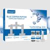 Blue Copper Peptide Lyophilized Powder Set Deep Hydrating Brightening Face Skincare Set for Dry Combination Skin Types