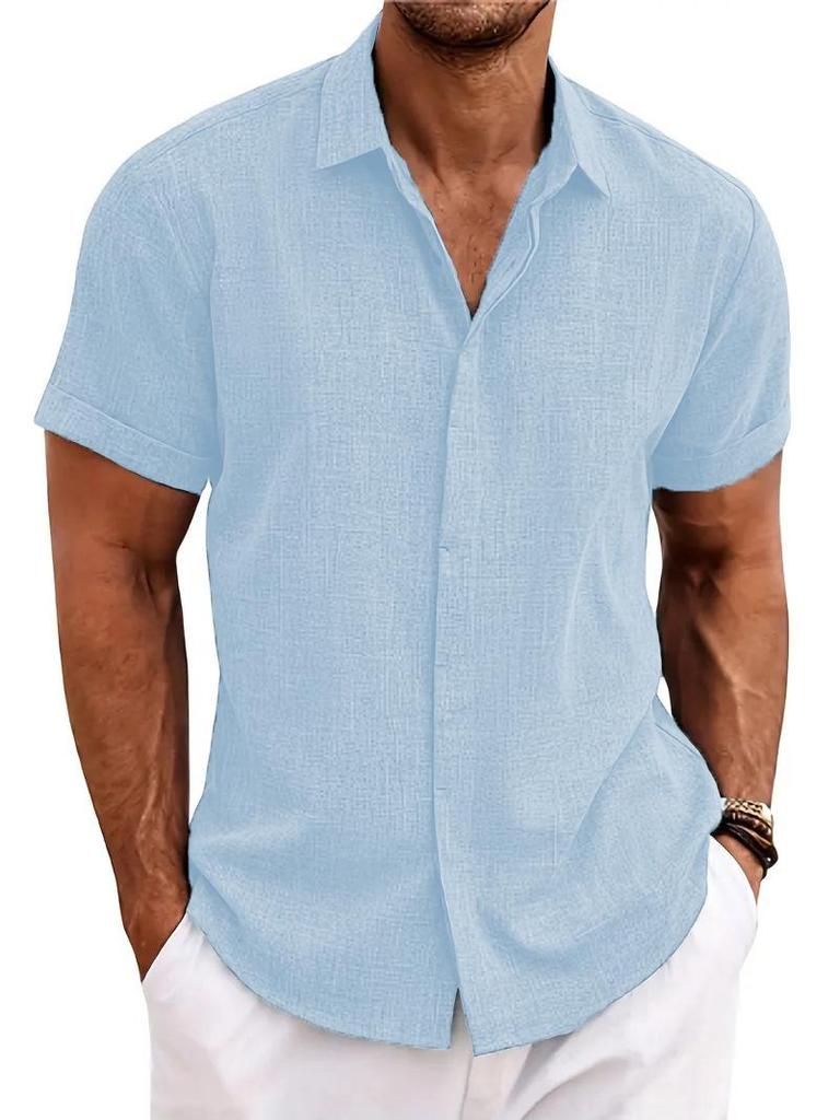 2024 Men's Summer 3D Printed Lapel Shirt